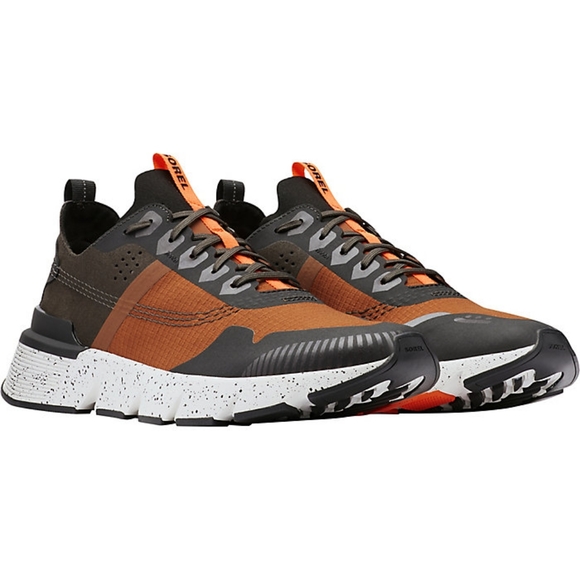 Sorel Mens Kinetic Ripstop Sneakers Dark Amber Buffalo. - Picture 3 of 4